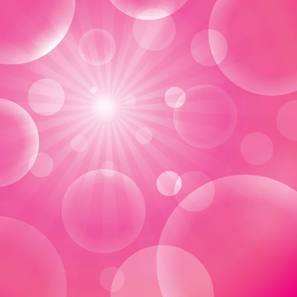 Vetor abstrato bolha rosa —  Vetores de Stock
