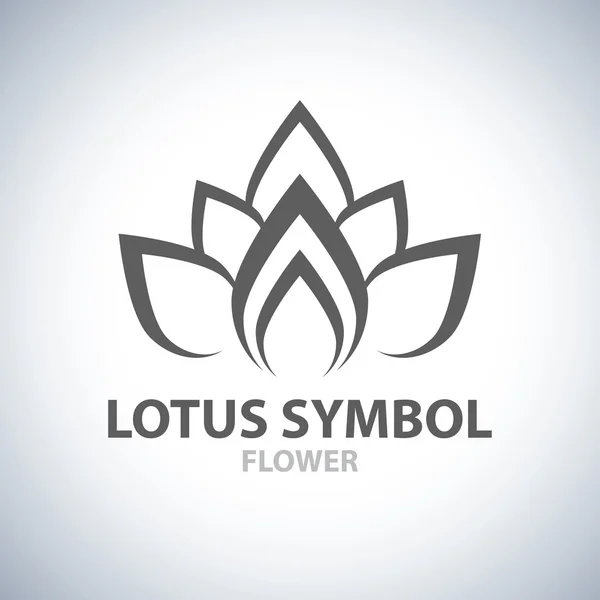 Lotus symbool — Stockvector