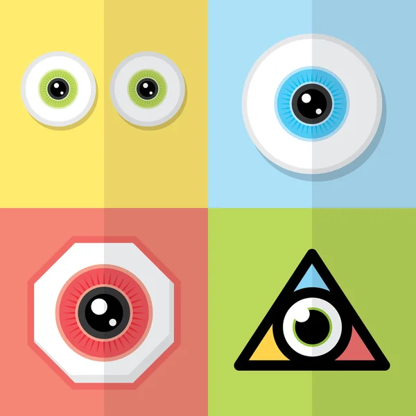 Desenho ocular — Vetor de Stock