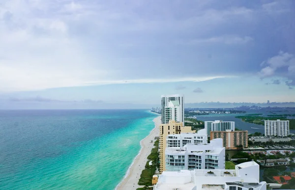Luftaufnahme der Skyline in Miami, Florida — Stockfoto