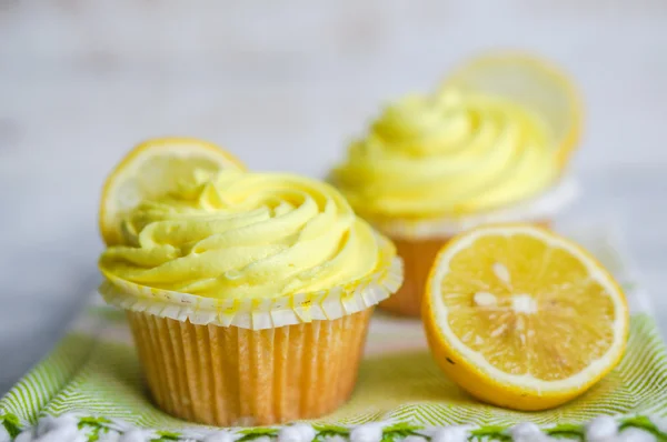 Το λεμόνι cupcakes — Φωτογραφία Αρχείου