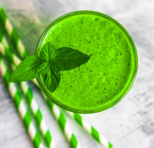 Smoothie verde — Fotografia de Stock