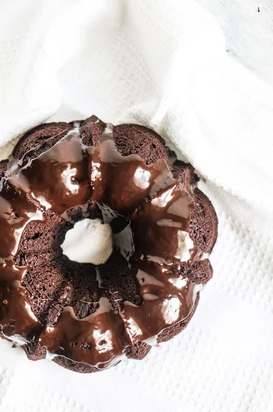 Bolo de chocolate — Fotografia de Stock