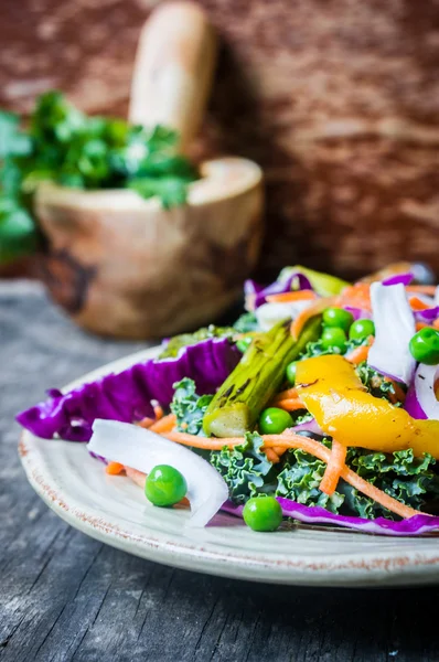 Salada com legumes grelhados — Fotografia de Stock