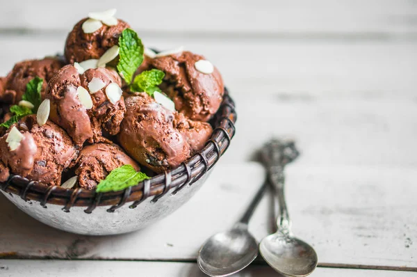 Helado de chocolate — Foto de Stock