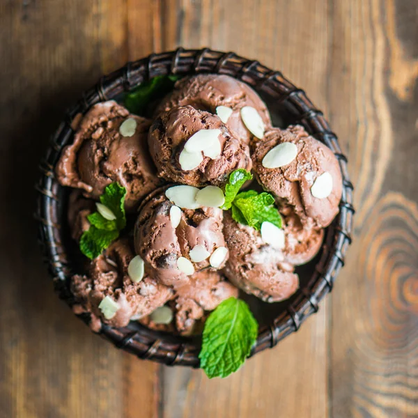 Helado de chocolate — Foto de Stock