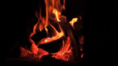 Yangın, odun yanan Ocak, şömine
