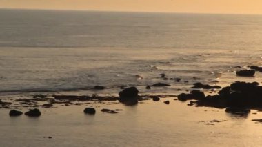 Deniz plaj Bay günbatımı