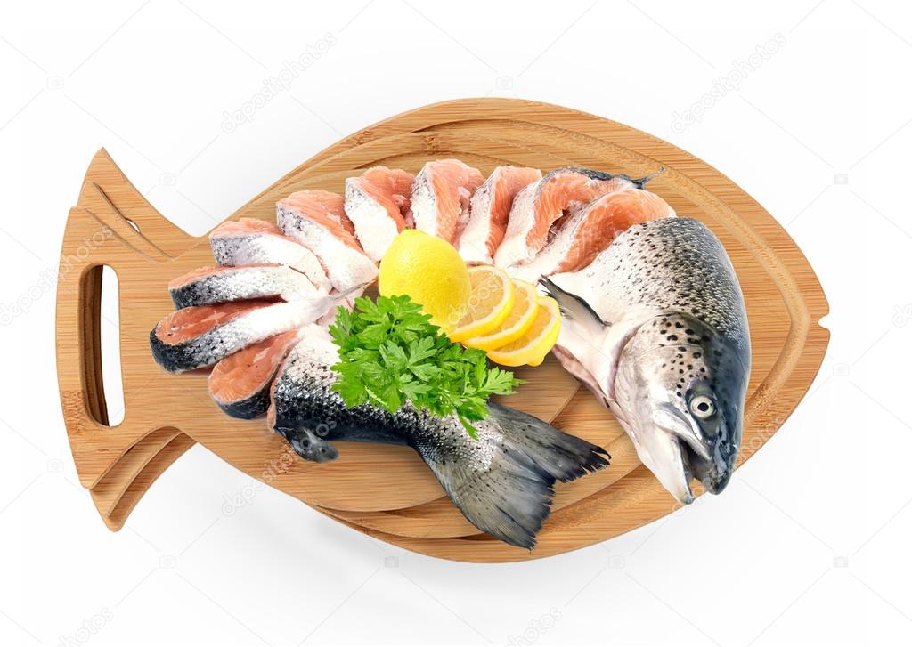 Sea Bass with parsley and lemon fish