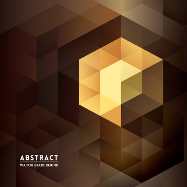 soyut izometrik şekli arka plan