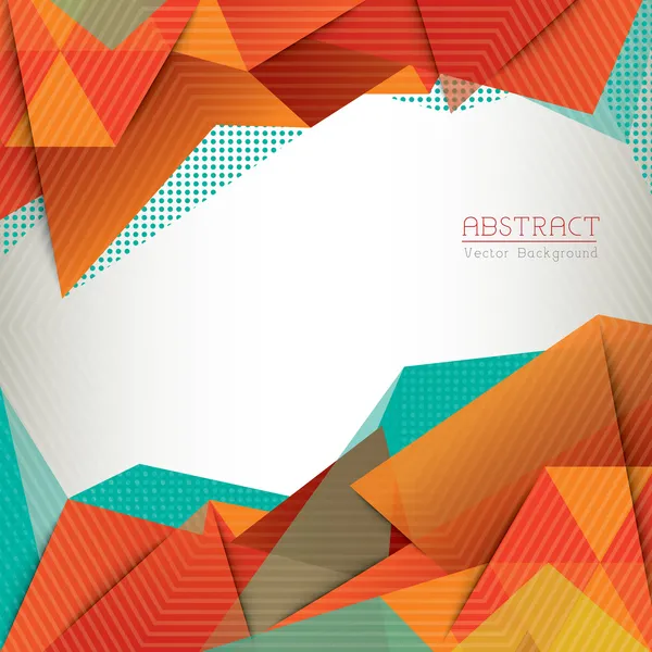 Abstrakte Dreieck Form Hintergrund Layout — Stockvektor