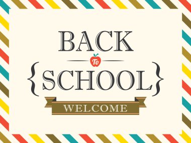 okul kartpostal arka plan şablonu için