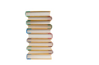 üzerinde beyaz izole kitap