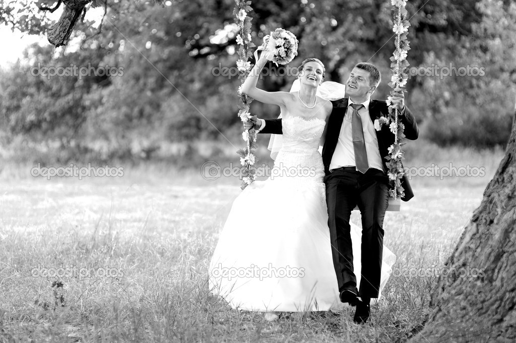 Groom and bride