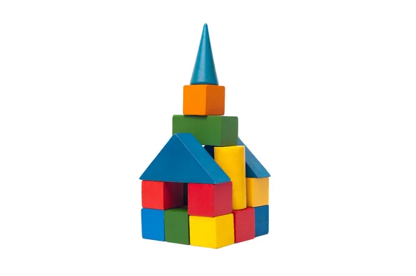 Old children's building blocks — Stock Photo, Image