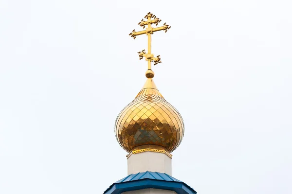 Cruz na cúpula — Fotografia de Stock