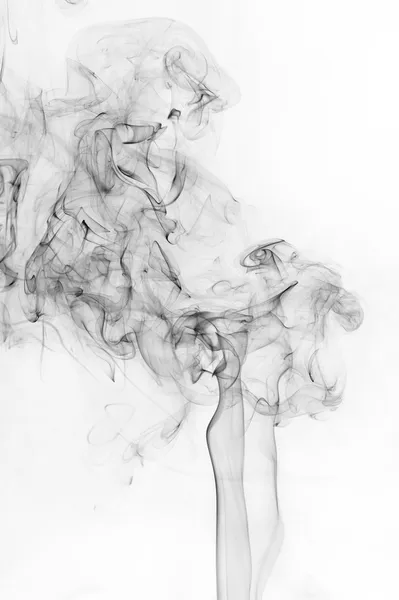 抽象的黑烟 — 图库照片