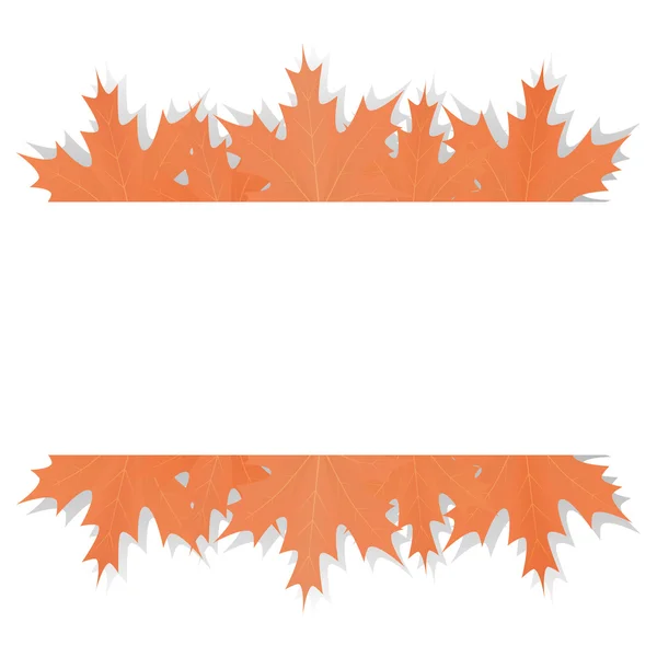 Maple leaves background — Stock Vector