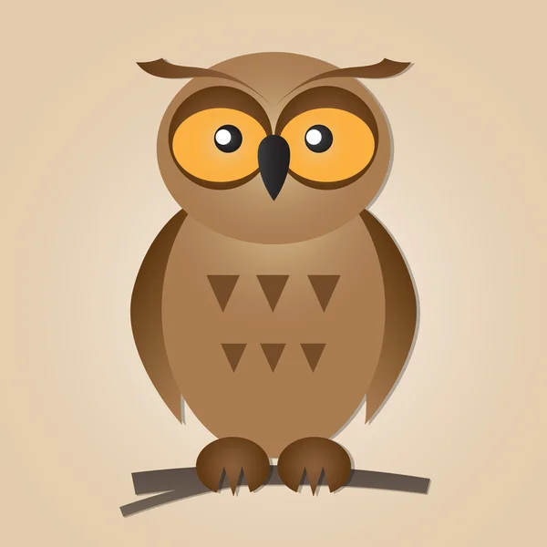 Cute  Owl — Stock Vector