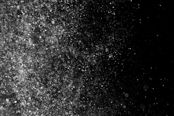 Абстрактный Брызг Воды Черном Фоне — стоковое фото
