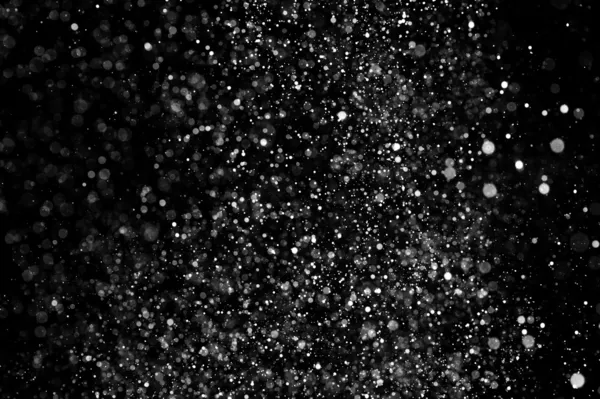 Abstract water spray on a black background