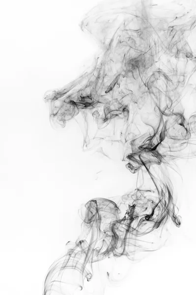 Abstrakter schwarzer Rauch — Stockfoto