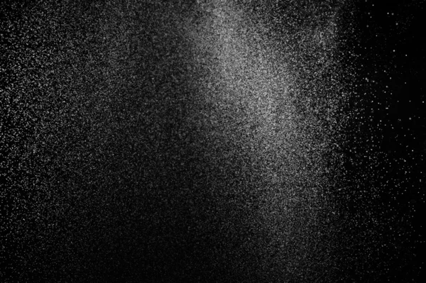 Абстрактний Водяний Спрей Чорному Тлі — стокове фото