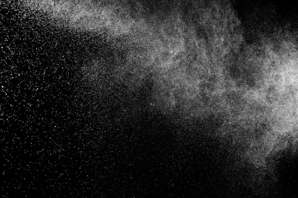 Абстрактний Водяний Спрей Чорному Тлі — стокове фото