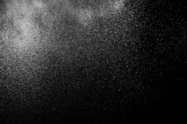 Spray Água Abstrato Sobre Fundo Preto — Fotografia de Stock