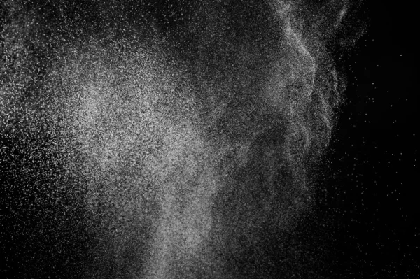 Spray Agua Abstracto Sobre Fondo Negro — Foto de Stock