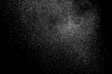 siyah zemin soyut su spreyi