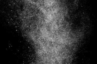 siyah zemin soyut su spreyi