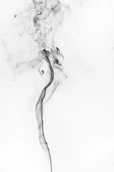 Абстрактный черный дым — стоковое фото