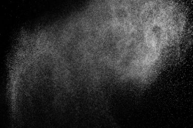 siyah zemin soyut su spreyi