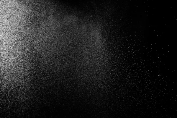 Spray Água Abstrato Sobre Fundo Preto — Fotografia de Stock