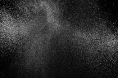 siyah zemin soyut su spreyi