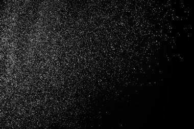 siyah zemin soyut su spreyi