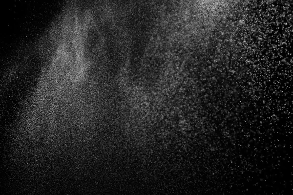 Spray Agua Abstracto Sobre Fondo Negro — Foto de Stock