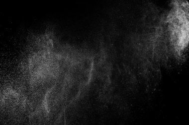 siyah zemin soyut su spreyi