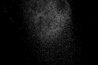 siyah zemin soyut su spreyi