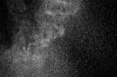 siyah zemin soyut su spreyi