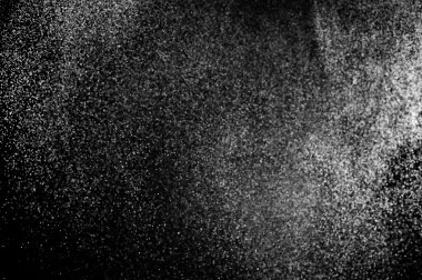 siyah zemin soyut su spreyi