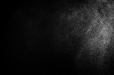 siyah zemin soyut su spreyi