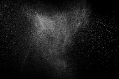 siyah zemin soyut su spreyi