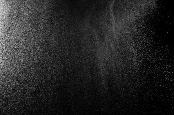 Spray Água Abstrato Sobre Fundo Preto — Fotografia de Stock