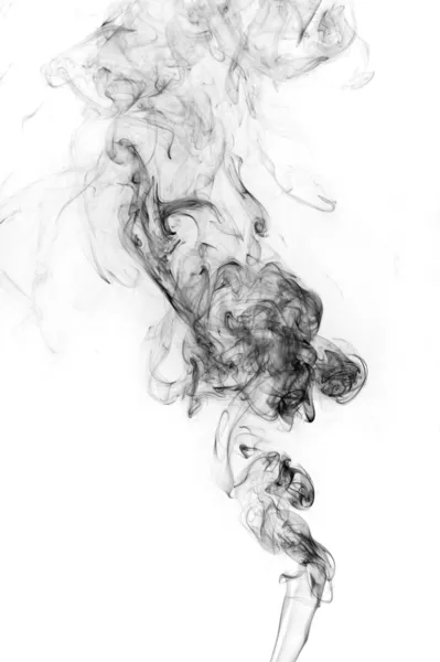 Abstrakt svart rök — Stockfoto