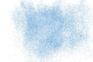 Beyaz arka planda soyut su sıçramaları. Yuvarlak parçacıkların donmuş hareketi. Yağmur, kar dokuyu örtüyor. Vektör İllüstrasyonu, Eps 10.