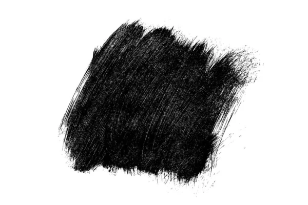 Peinture Abstraite Noire Encre Isolée Sur Fond Blanc Image Générée — Image vectorielle