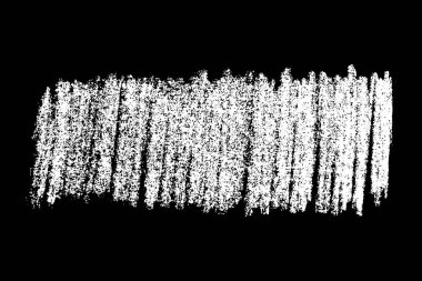 Siyah arkaplana tebeşirle çizilmiş el yazısı. Tek renkli leke elementi. Dijital olarak oluşturulmuş görüntü. Vektör illüstrasyonu, Eps 10.