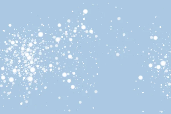 Білий Сніг Абстрактний Зимовий Фон Святкування Фону Цифрове Зображення Векторна — стоковий вектор